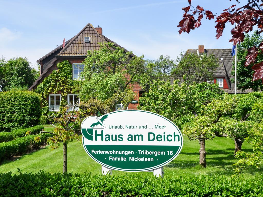 شقة Haus Am Deich Utersum المظهر الخارجي الصورة