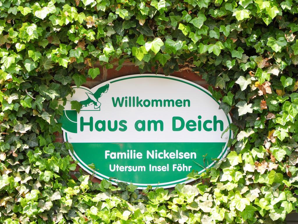 شقة Haus Am Deich Utersum المظهر الخارجي الصورة